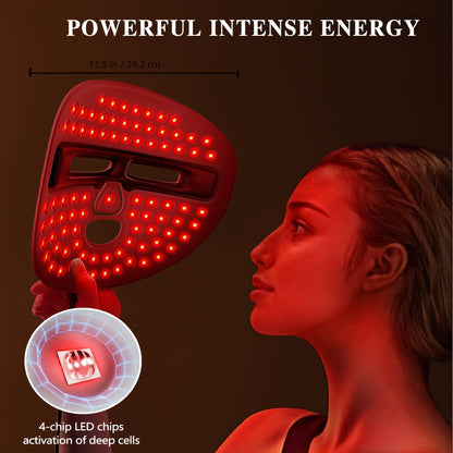LED Red Light Therapy Facial Mask