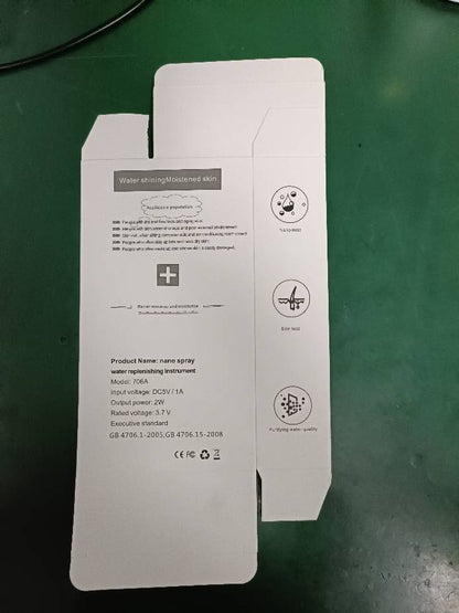 Mini Nano Facial Steamer Mist Spray Face Steamer LCD Display