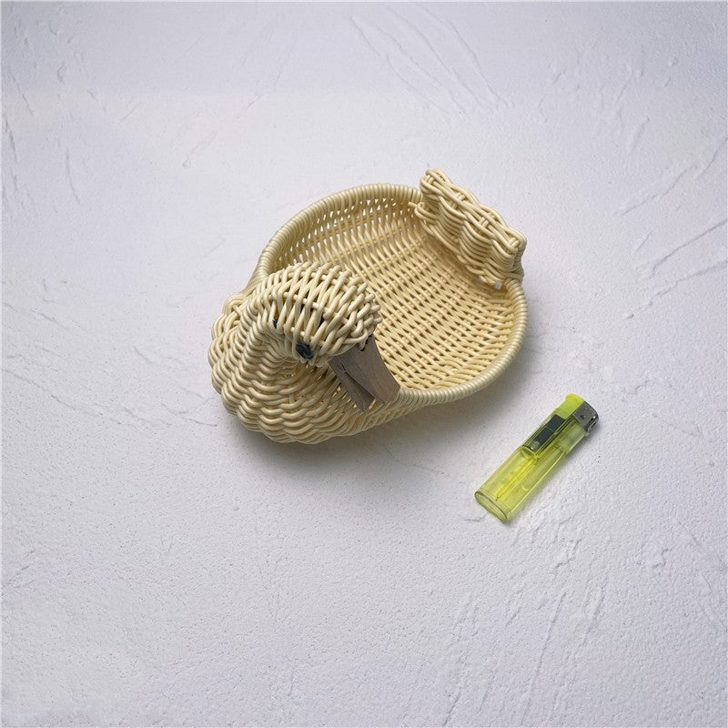 Rattan Wicker Bamboo Woven Storage Basket